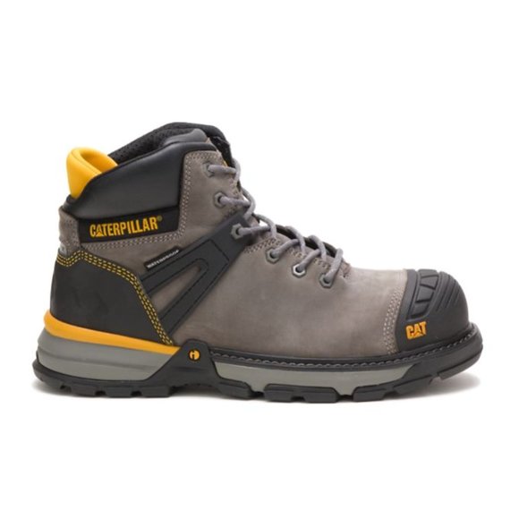 CATERPILLAR EXCAVATOR SUPERLITEWATERPROOF CARBON COMPOSITE TOE WORK BOOT MEN'S